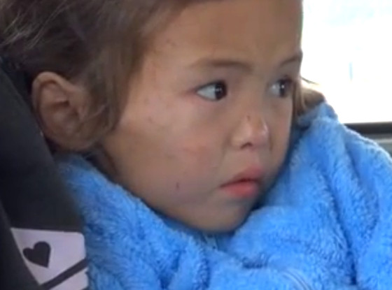 Puppy Saves Little Girl, Siberia Puppy Saves Little Girl, Siberia